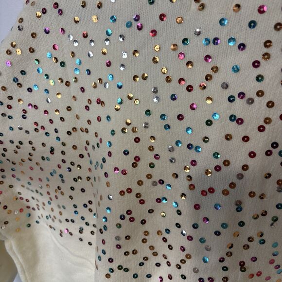 NWT BiBi Women’s Patch Pocket Sequins Sweater Cardigan XL Holiday New Years - Picture 9 of 9